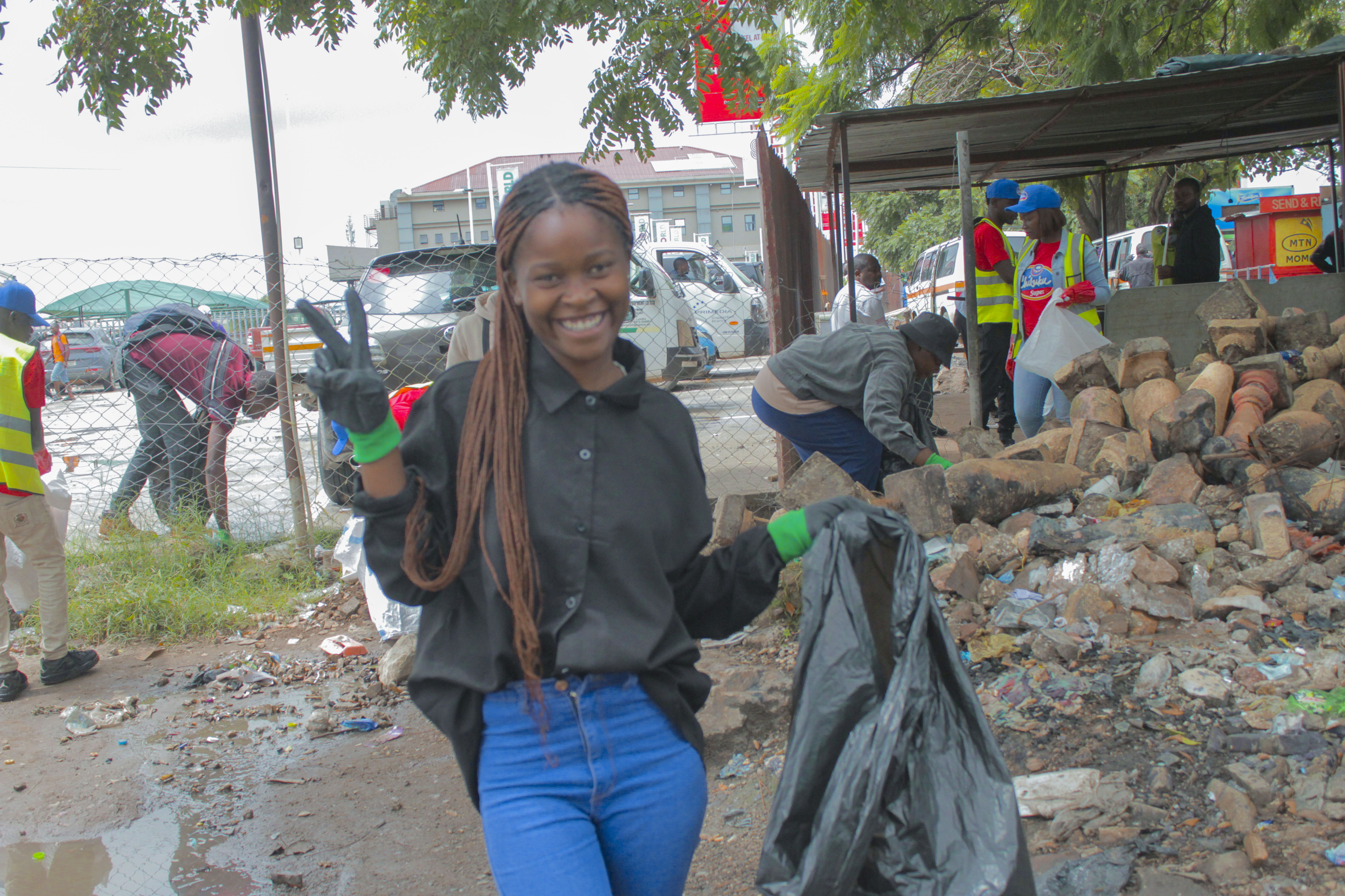 Market cleanup activity